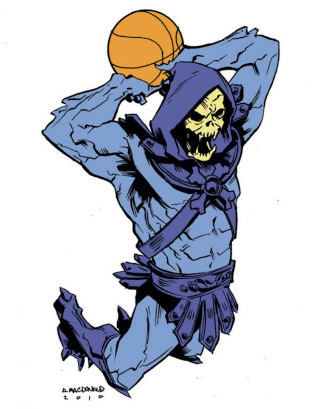 Illustration for article titled A Gallery Of '80 Cartoon Supervillains Schooling You At Basketball
